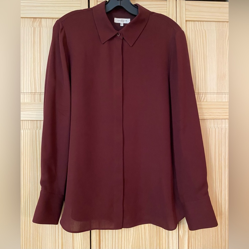 Lafayette 148 Silk Blouse